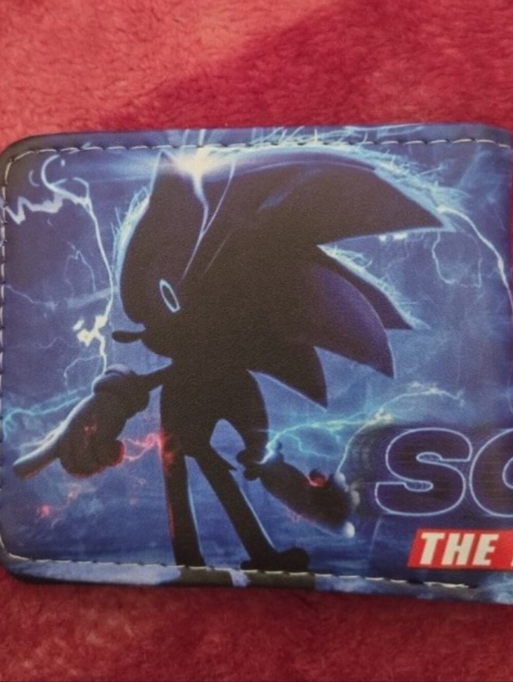 New sonic the hedgehog anime manga leather wallet